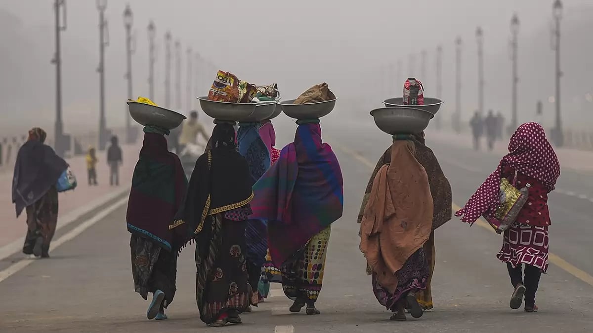 Cold wave in Delhi