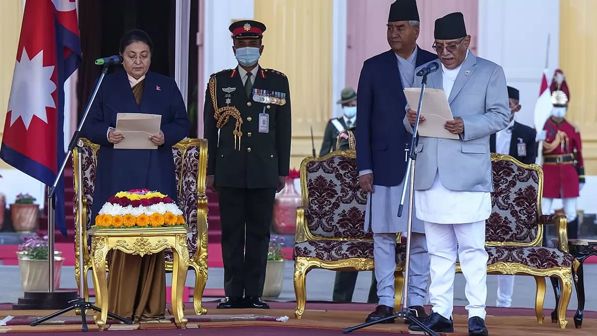 Pushpa Kamal Dahal, Bidhya Devi Bhandari