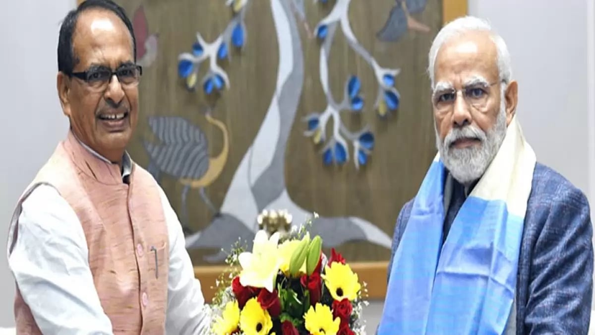 MP CM Shivraj Singh Chouhan meets PM Modi 