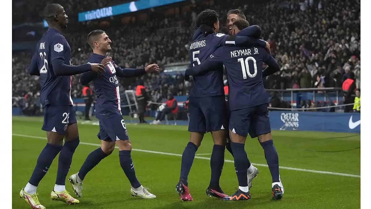 PSG consist of stars such as Neymar, Messi and Mbappe.