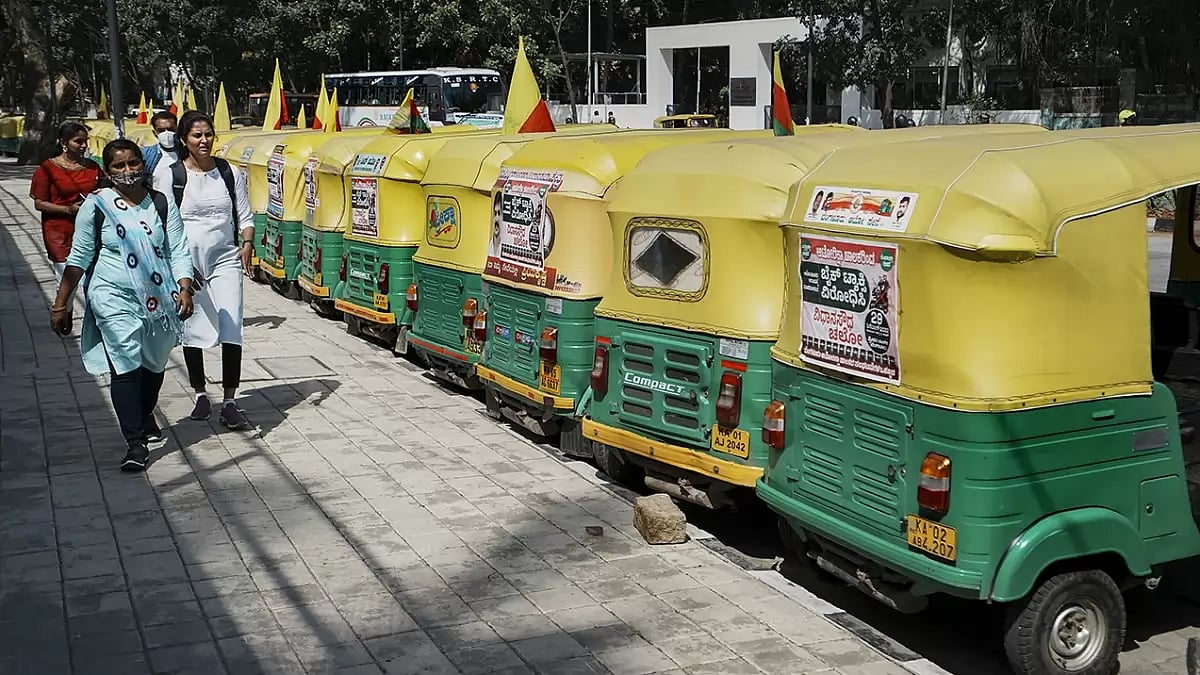 Auto drivers protest against bike taxi