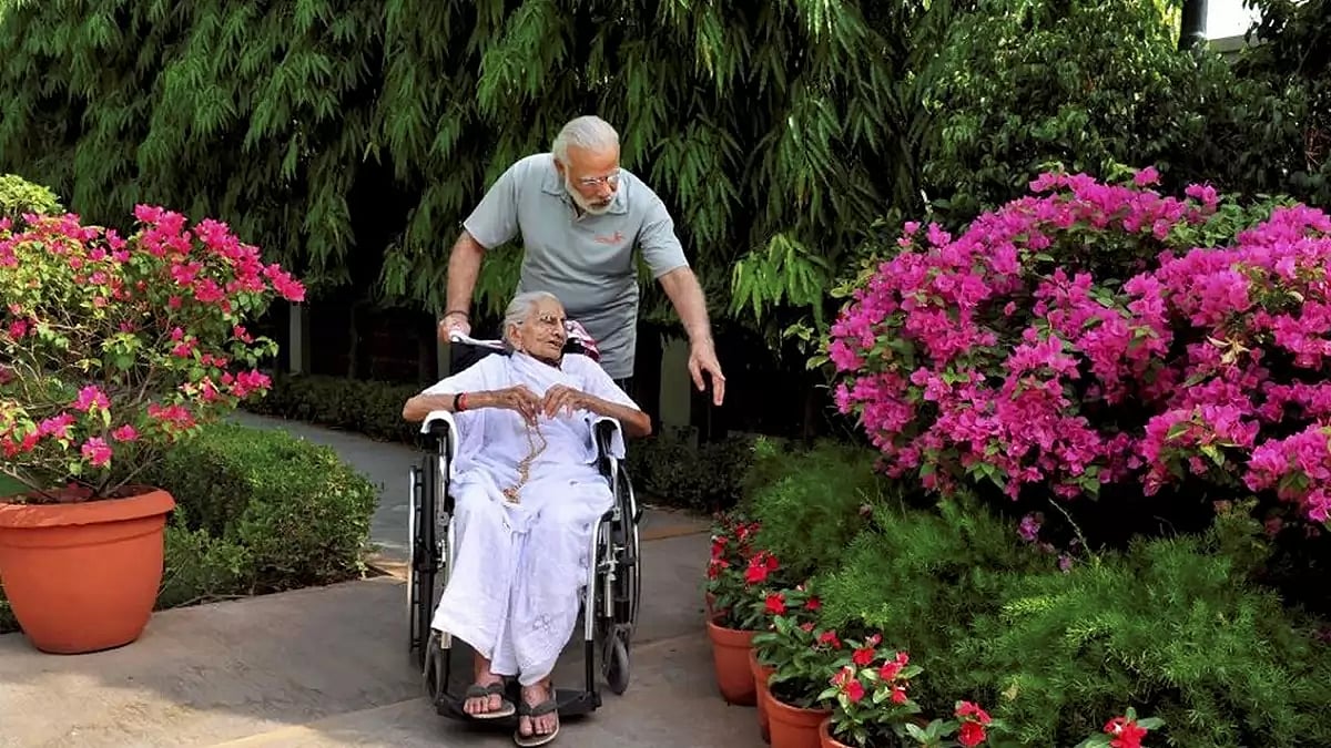 Ashes Of PM Modi's Mother Immersed In Ganga In Haridwar