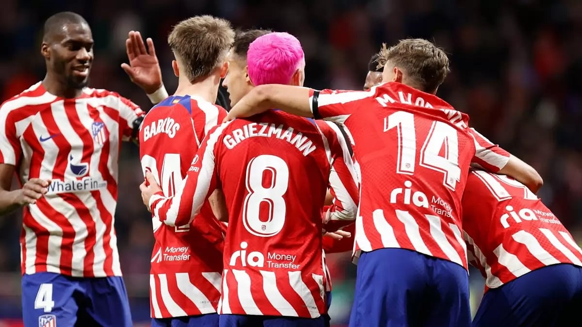 João Félix and Álvaro Morata scored second-half goals for Atlético, who moved into the UCL places.