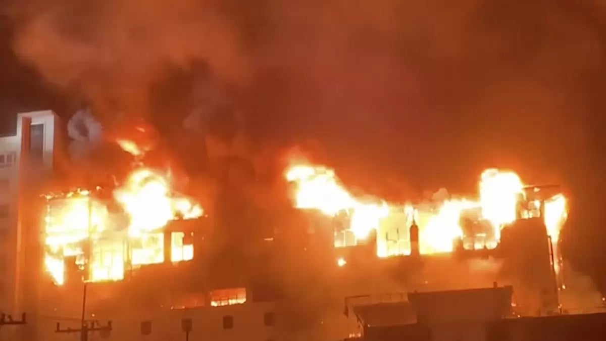 Cambodia Hotel Fire