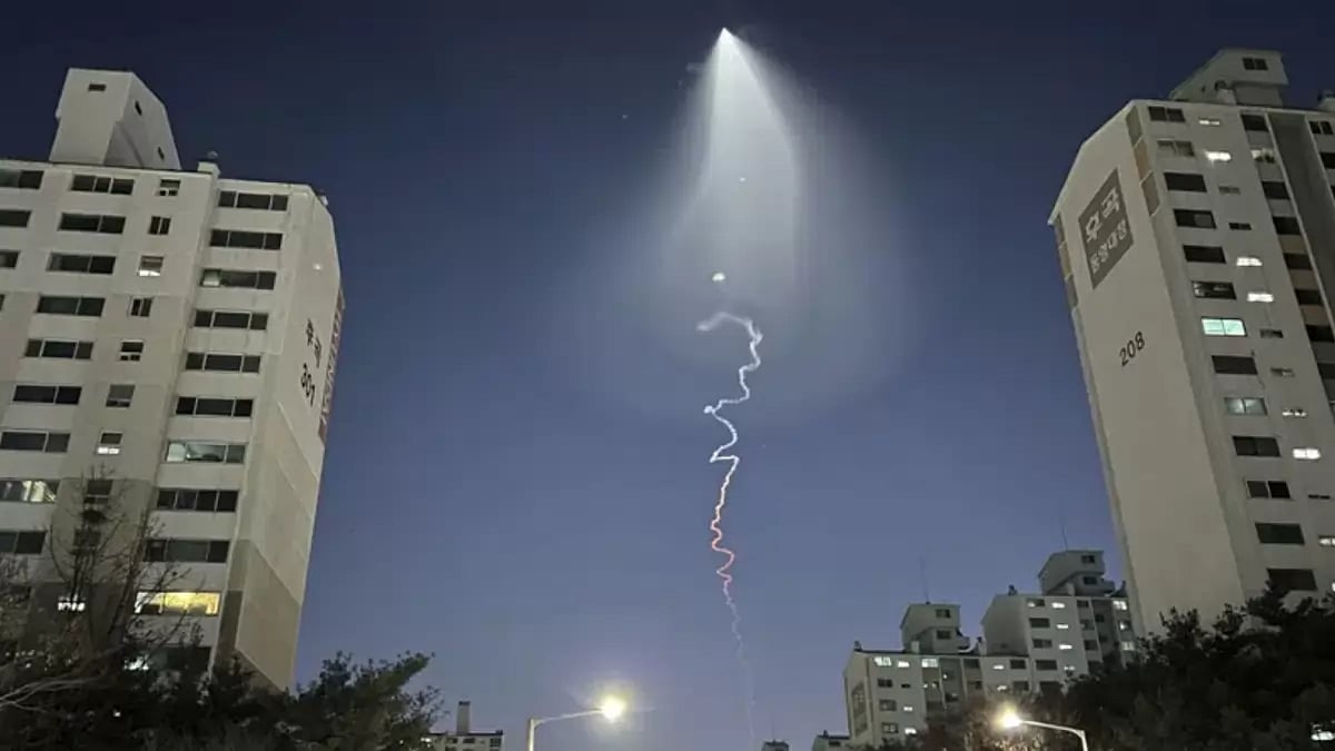South Korea's military confirmed it test-fired a solid-fueled rocket on Friday. 