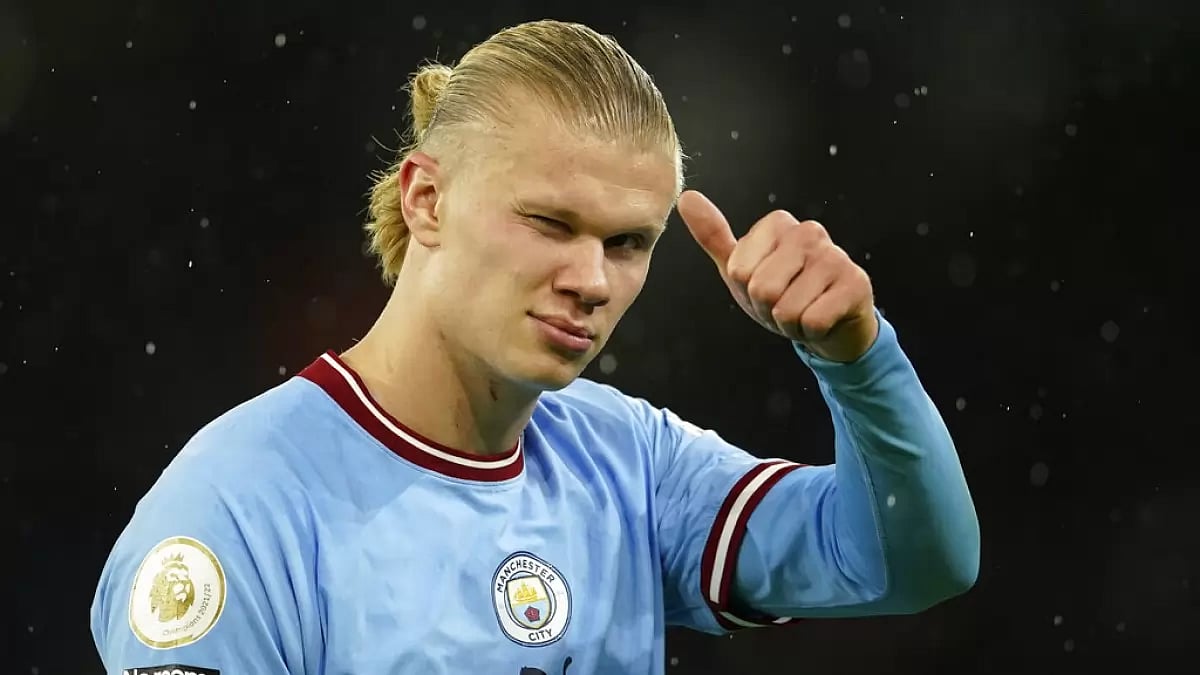 Haaland missed the last EPL fixture against Liverpool due to an injury.
