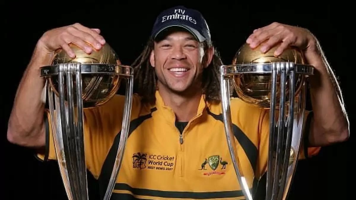 Andrew Symonds won two World Cups with Australia.