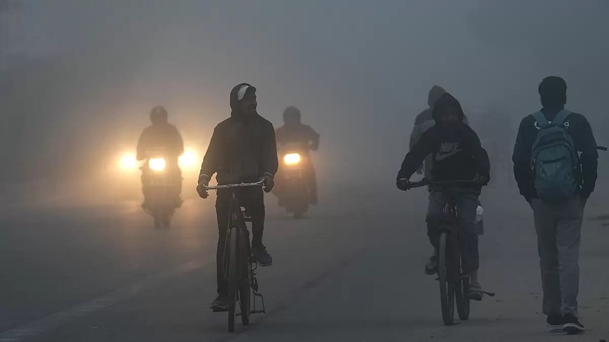 Cold day in Delhi