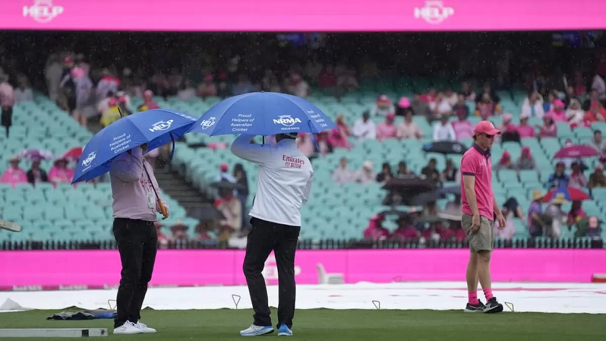Rains and bad light delayed the first two days of the Test match as well.