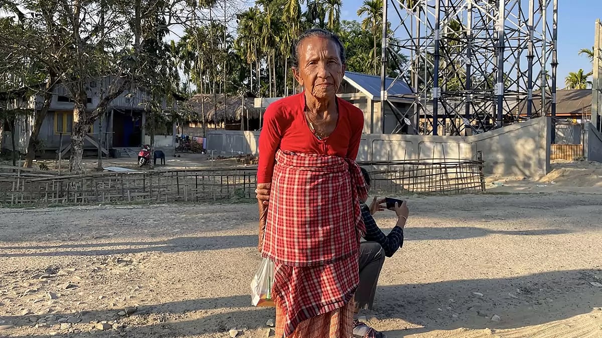 People affected by Assam floods