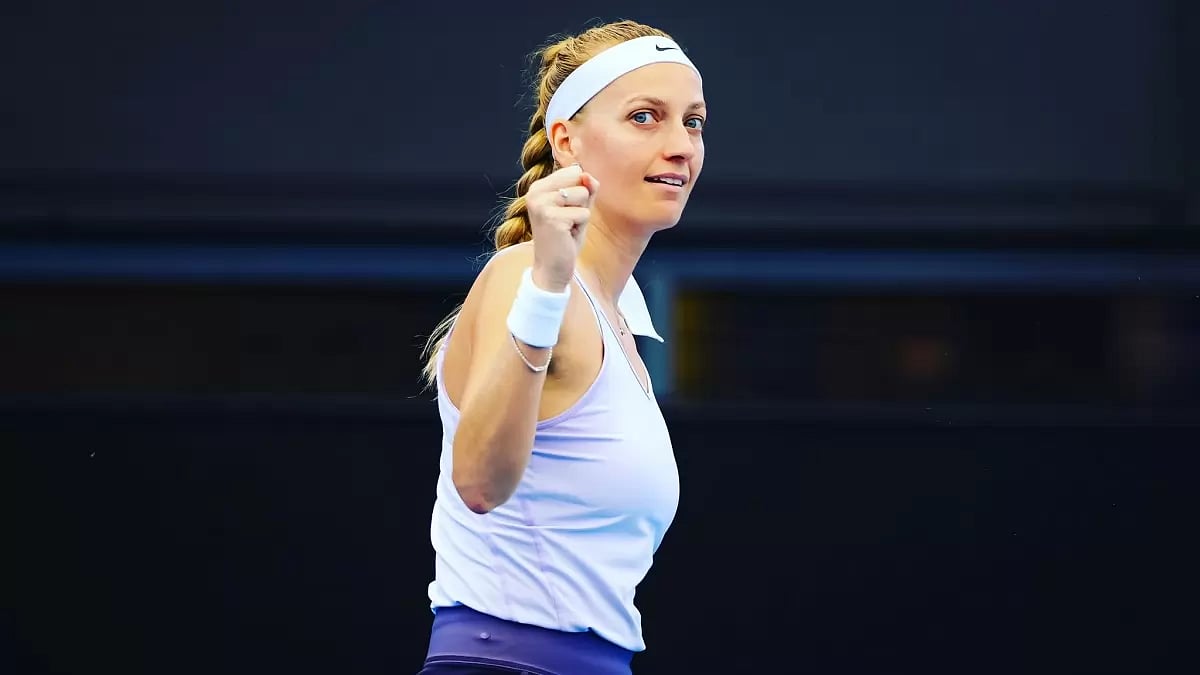 Kvitova won against Rybakina 6-3, 7-5 with her powerful service playing a major role.