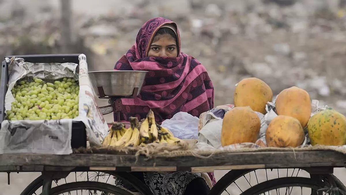 Cold day in Delhi