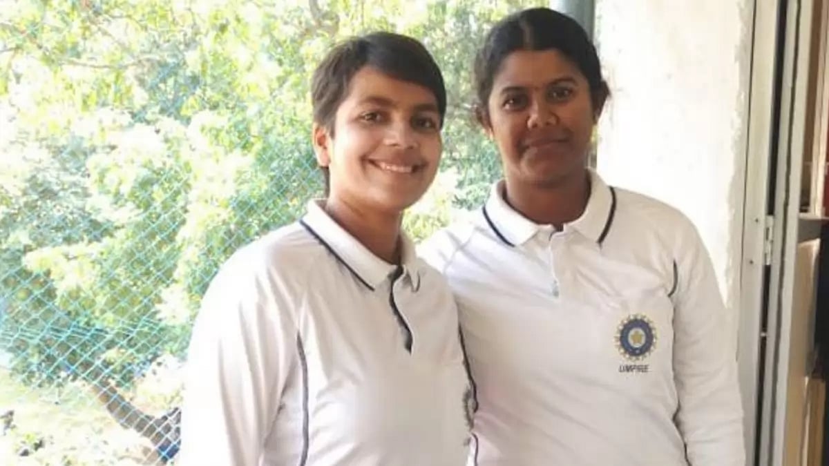 File photo of Indian female umpires Janani Narayanan and Vrinda Rathi.