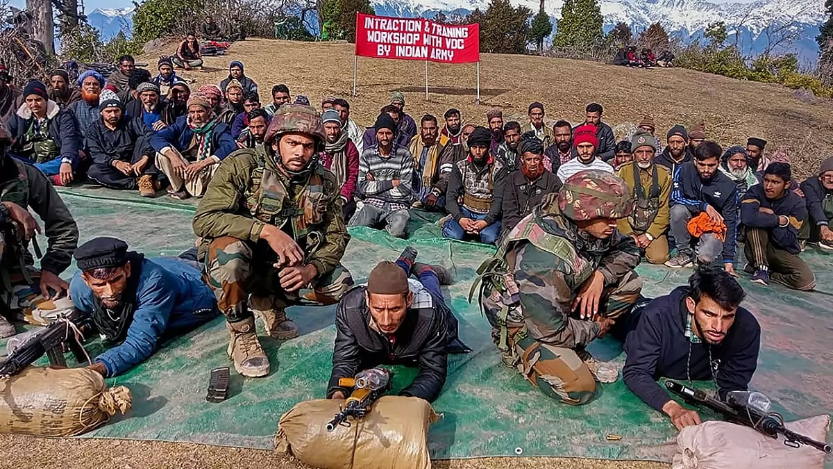 Rajouri: VDC members at an interaction cum training workshop organised by the Indian Army at Kotrank
