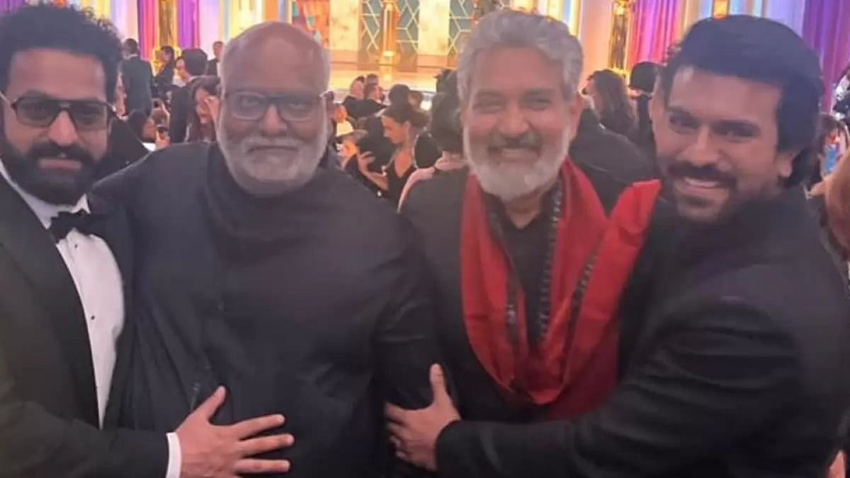 Team RRR At Golden Globes 
