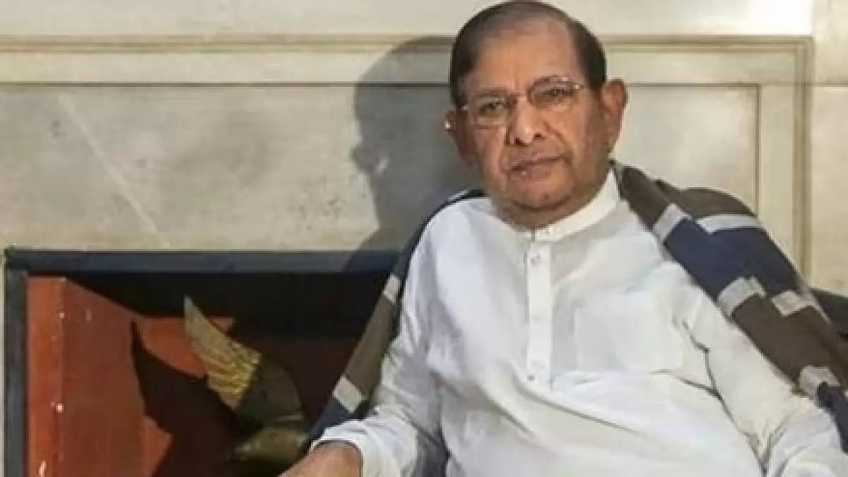 Former union minister Sharad Yadav