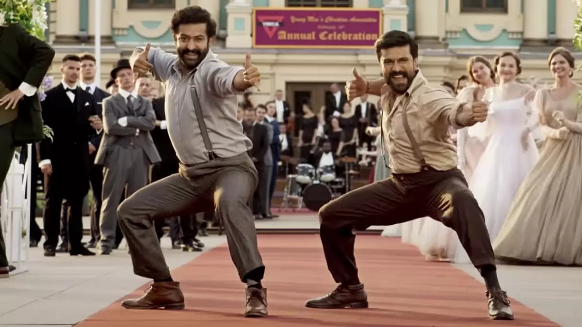 A Still From RRRs Song Naatu Naatu