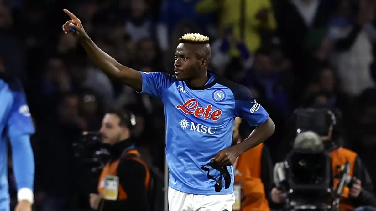Victor Osimhen took his tally to 23 goals this season in all competitions.
