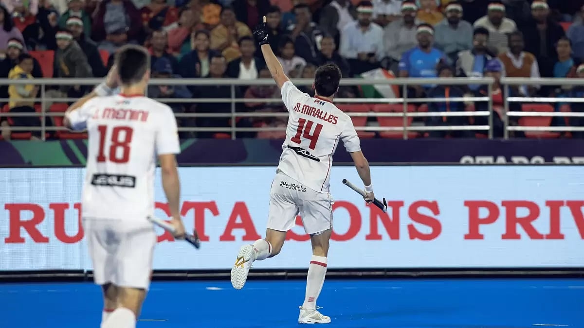 Marc Miralles was adjudged as the player of the match.