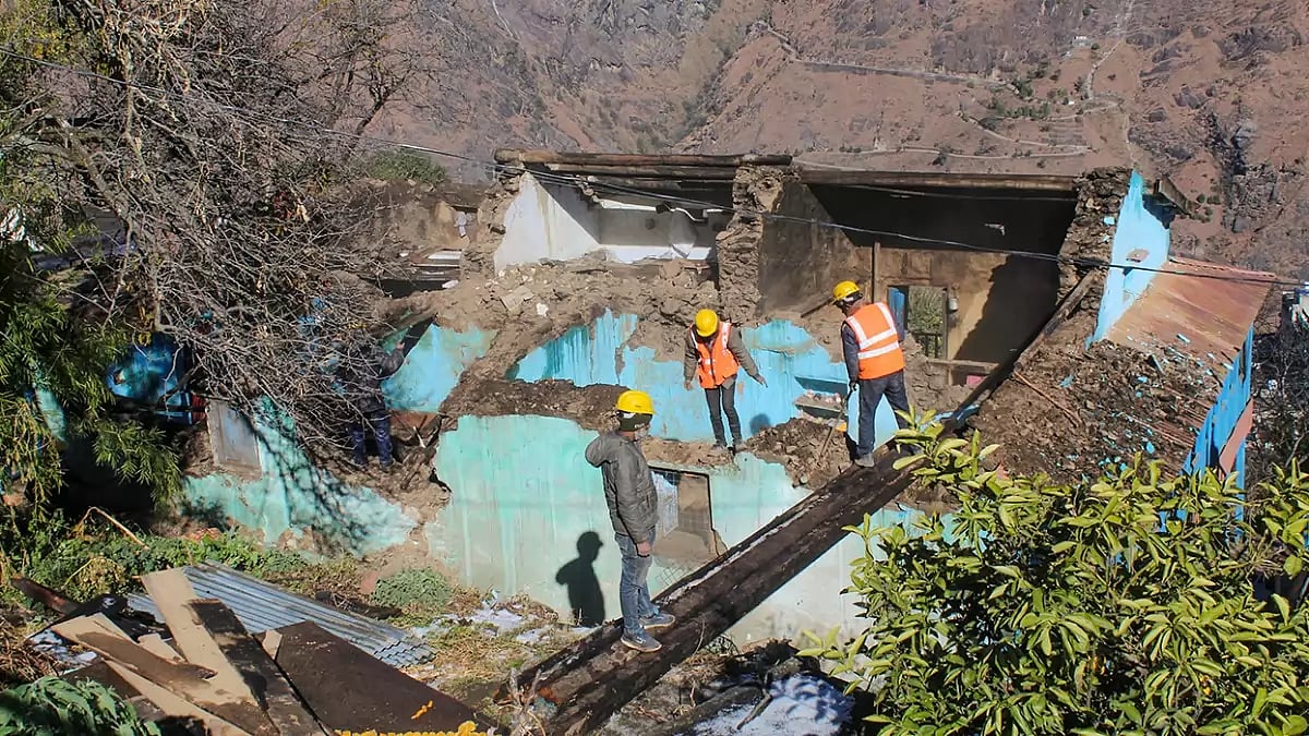 Joshimath land subsidence