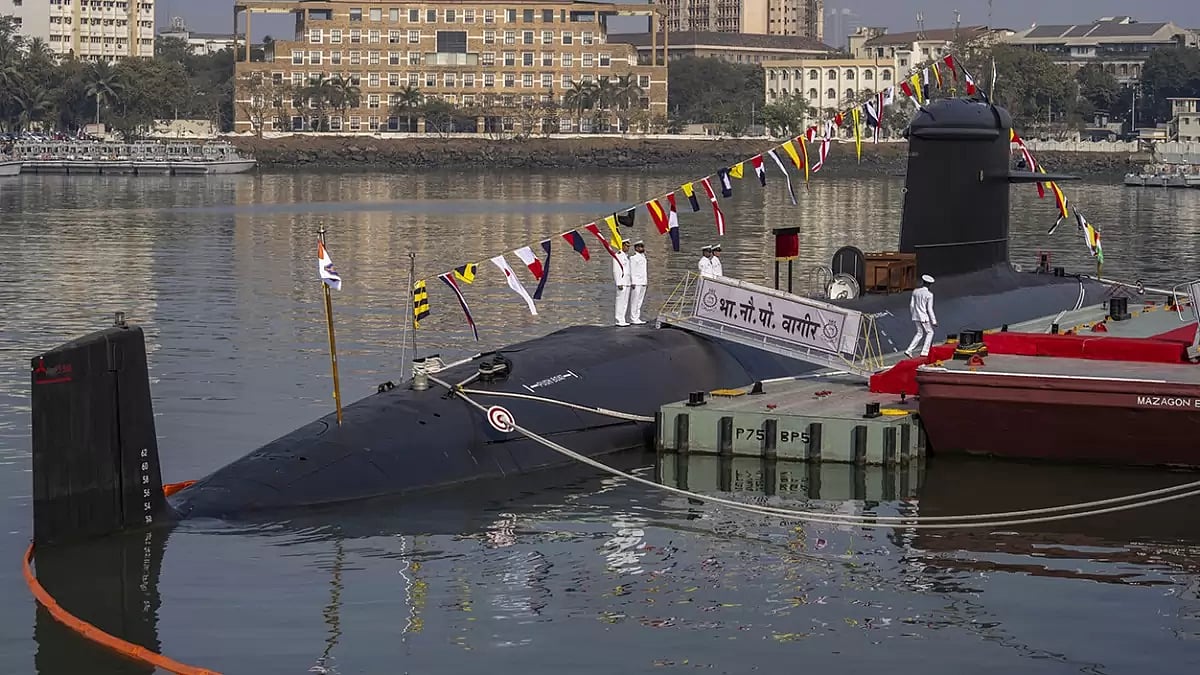 Glimpses Of INS ‘Vagir’ Commissioning In Indian Navy