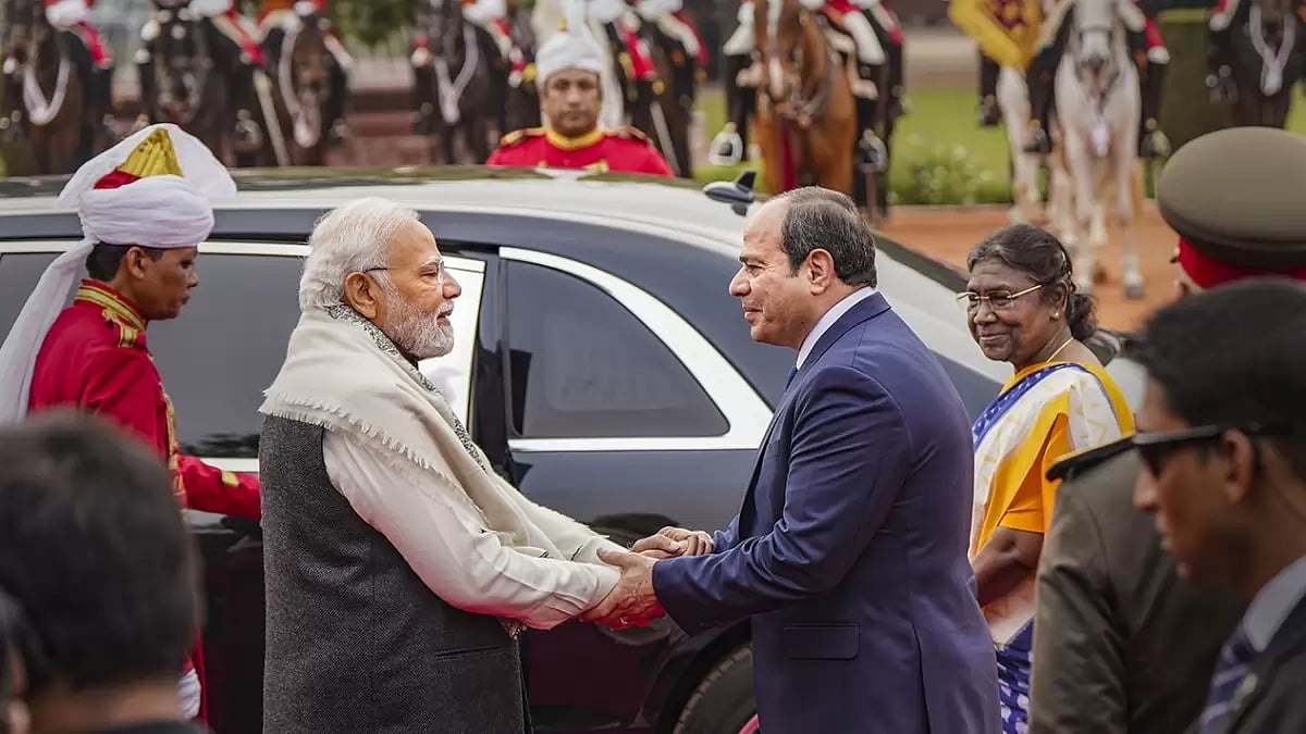 Egyptian Presidents ceremonial reception