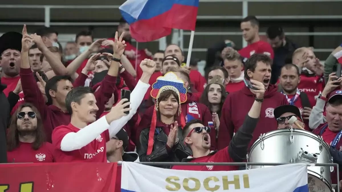 Russian teams are banned from UEFA and FIFA competitions during the war in Ukraine.