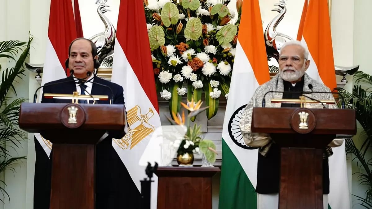 Prime Minister Narendra Modi and Egypt's President Abdel Fattah Al-Sisi, India's Republic Day Chief 