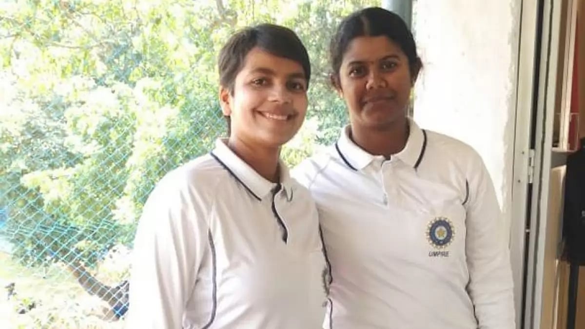 Vrinda Rathi, left, and Janani Narayanan were initially added to the ICC panel in 2020.