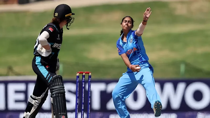 Womens U19 T20 World Cup: Parshavi Chopra, Shweta Sehrawat Heroics Against New Zealand Help India Clinch Finals Berth
