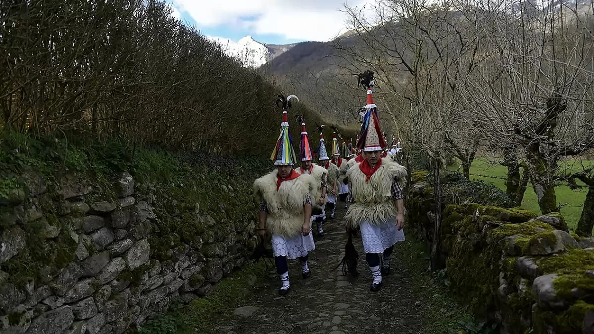Ancient Carnival Of Spain