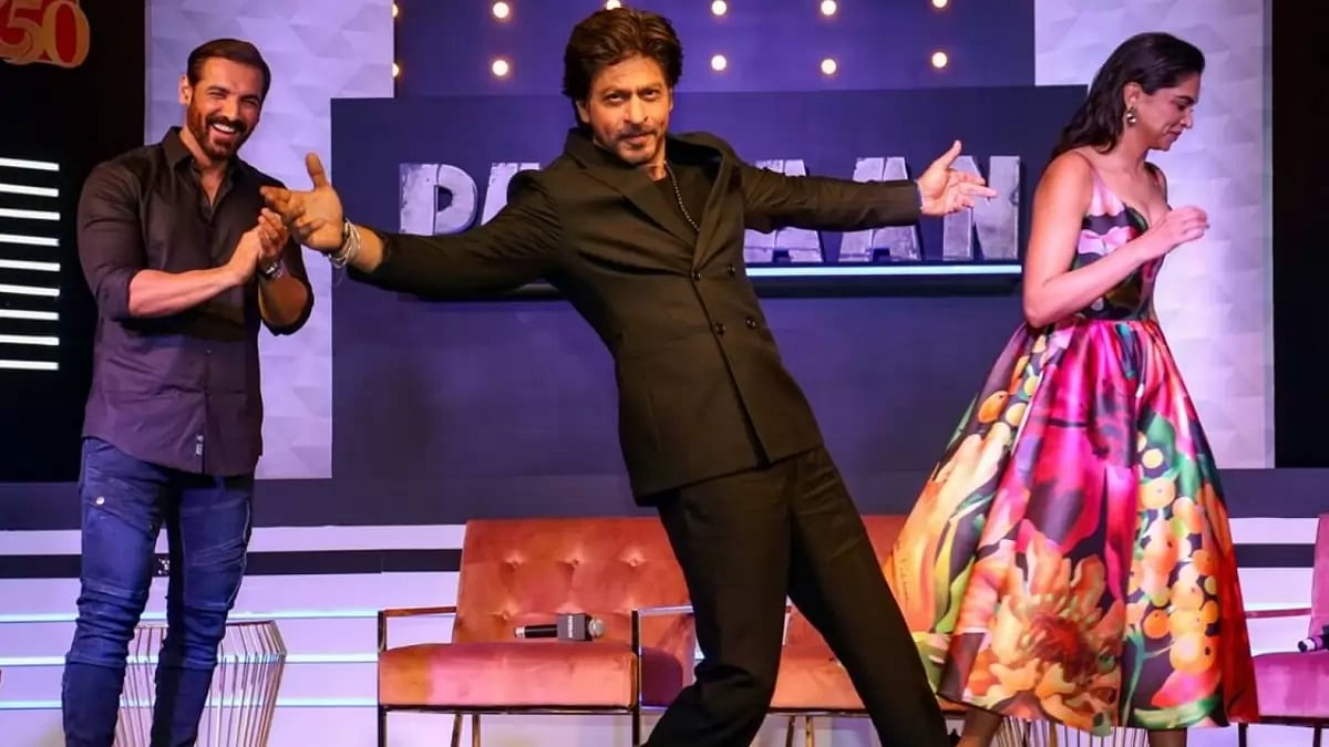 John Abraham, Shah Rukh Khan and Deepika Padukone