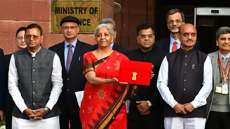 Finance Minister Nirmala Sitharaman ahead of Budget 2023-24 - File PTI photo