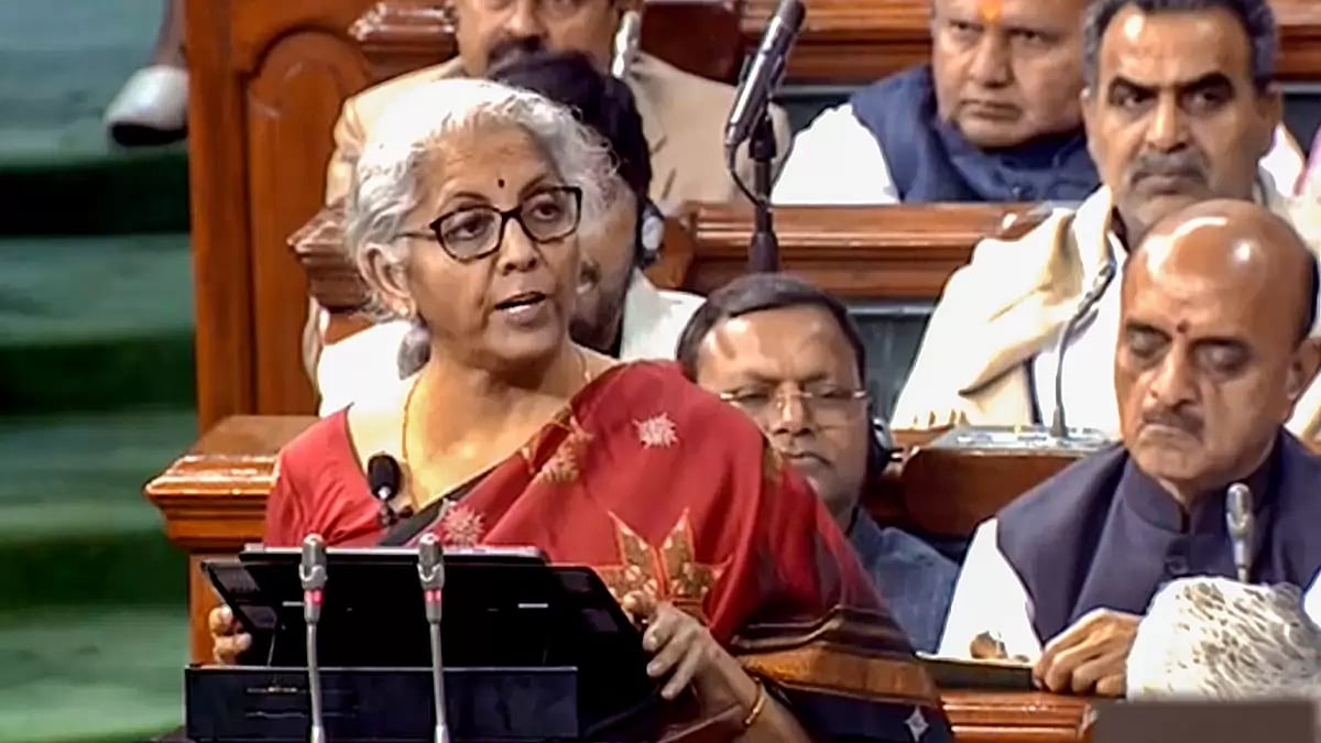 Union Finance Minister Nirmala Sitharaman  - null