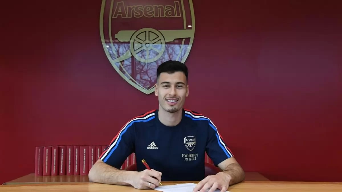 Martinelli has started all 19 league games for Arsenal this season. - null