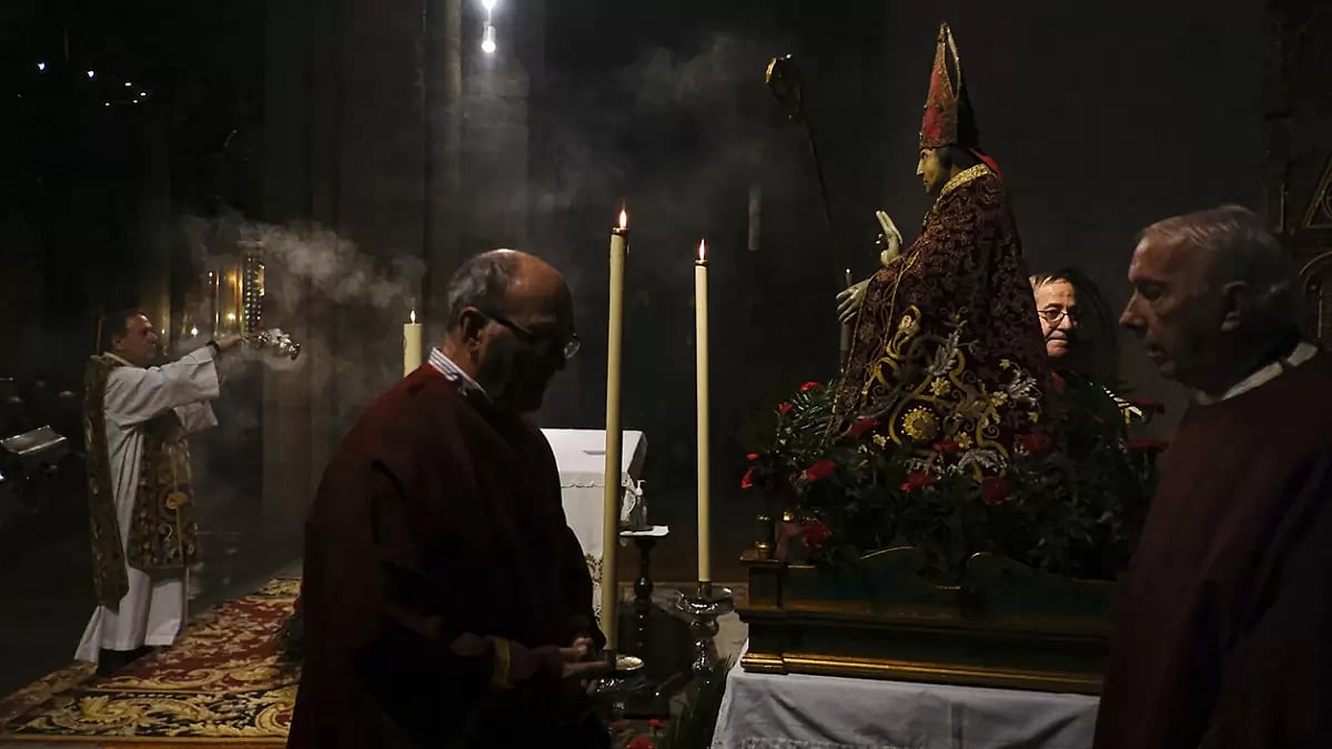 In Photos: The Saint Blas Blessing Day In Spain