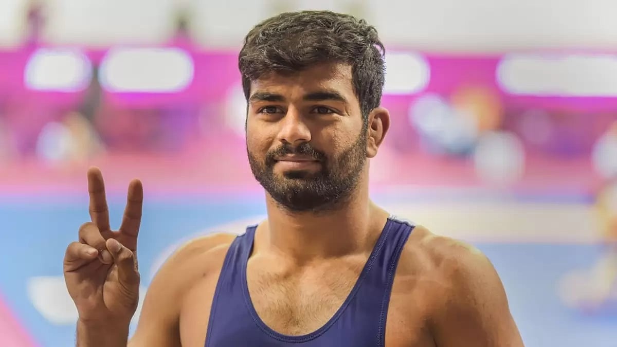 Ashu had lost his match in the qualification round but came back strongly in the repechage bouts.