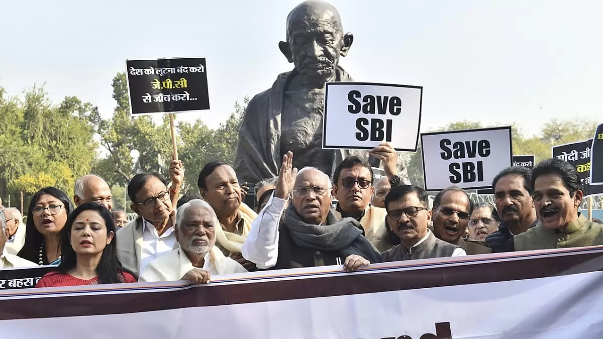 Congress protest in Delhi