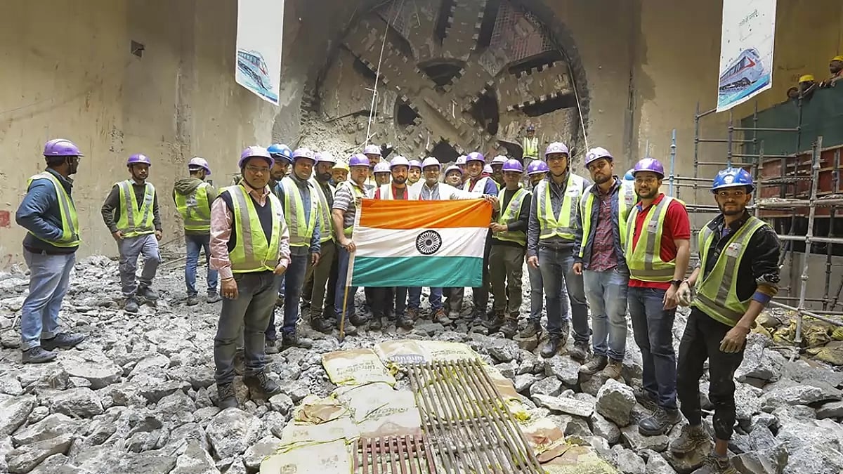 Third tunnel breakthrough on the Delhi-Ghaziabad-Meerut RRTS corridor