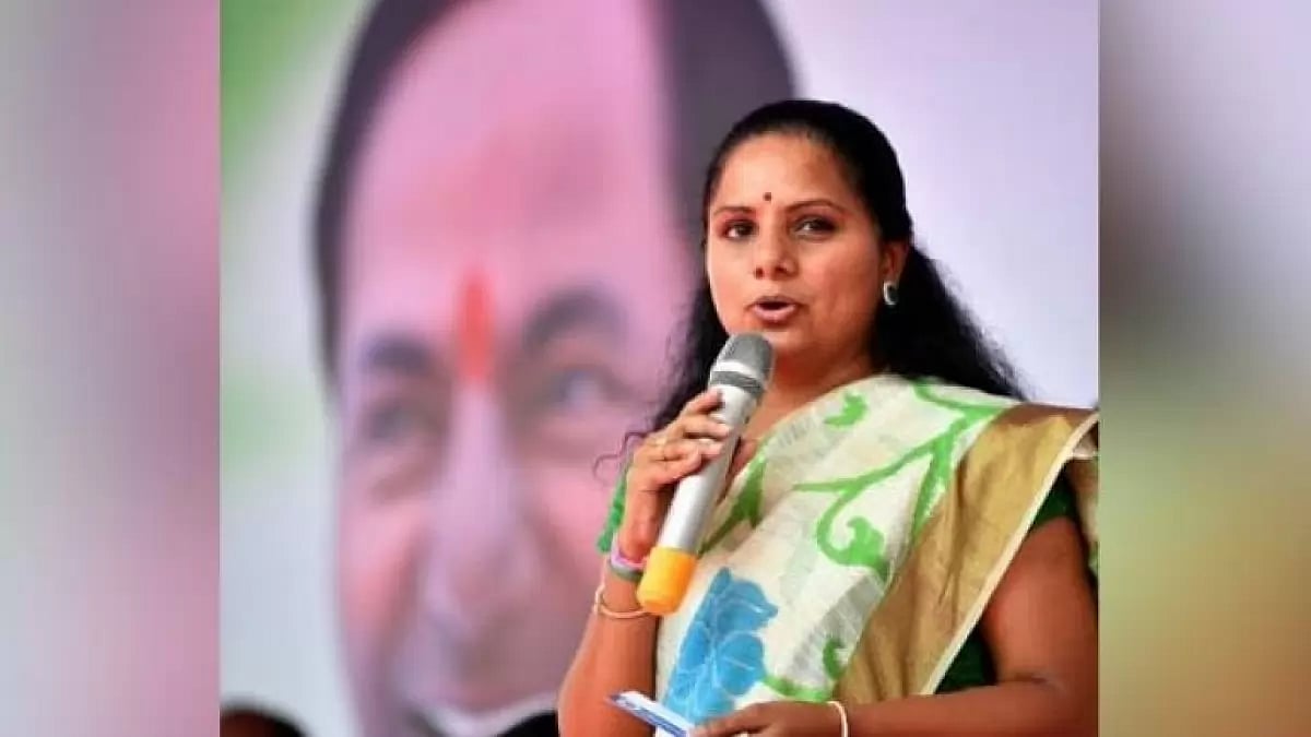 K Kavitha, daughter of Telangana CM K Chandrashekar Rao