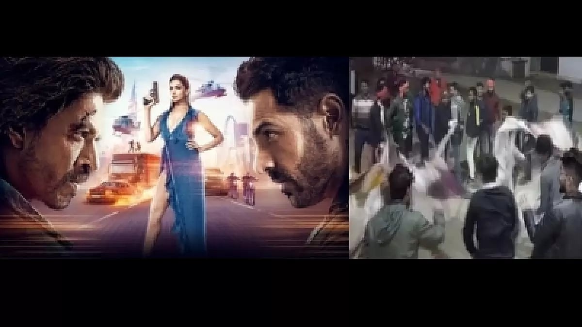 Miscreant Tears Screen Of Cinema Hall To Protest 'Pathaan' In Bihar's Bettiah