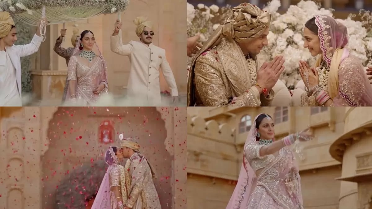 Kiara Advani-Sidharth Malhotra in their wedding video