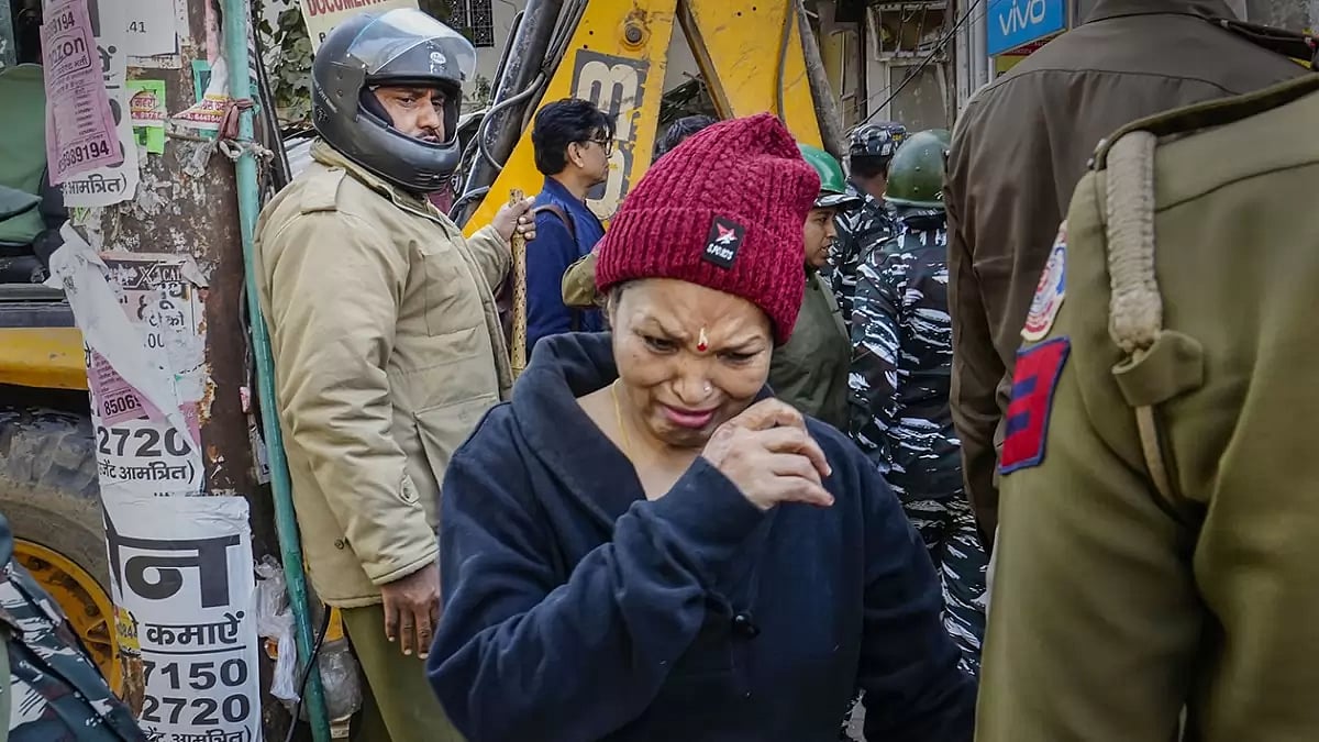 DDA Demolition Drive in Mehrauli