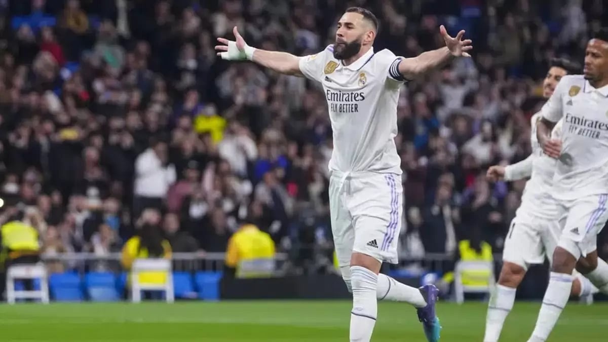 It was Benzema’s fifth goal in his last six matches as Real made light work of Elche.