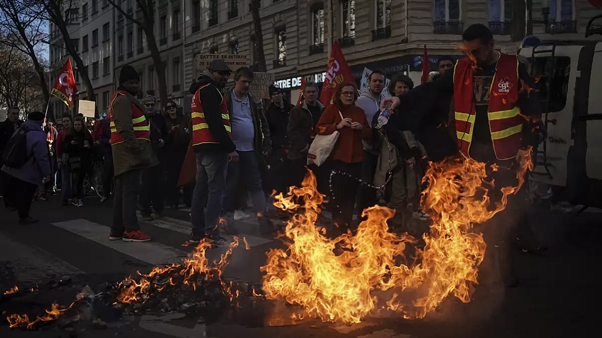 France Pension Protest