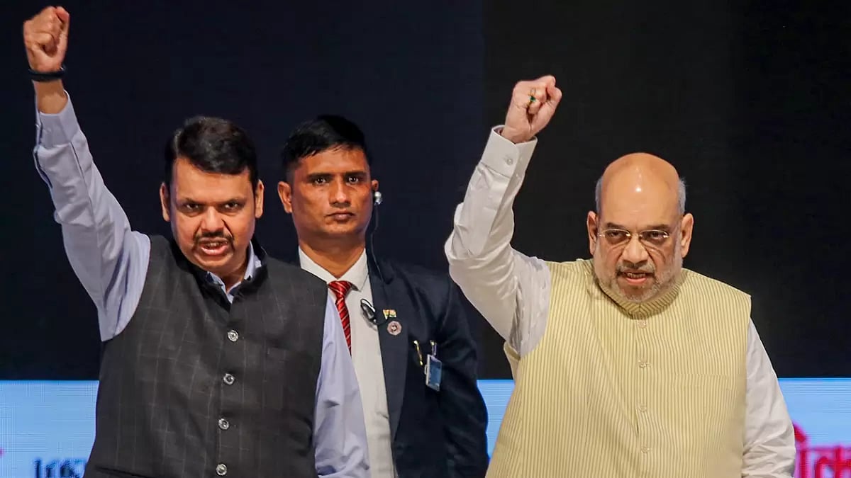 Aim Must Be To Win All 48 Maha LS Seats, Shah Tells BJP Workers; Slams Uddhav For surrendering At Pawars Feet