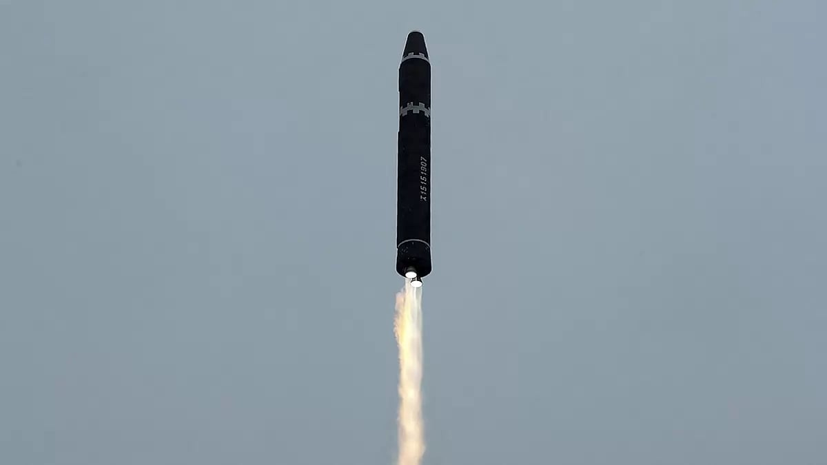Test launch of North Koreas missile