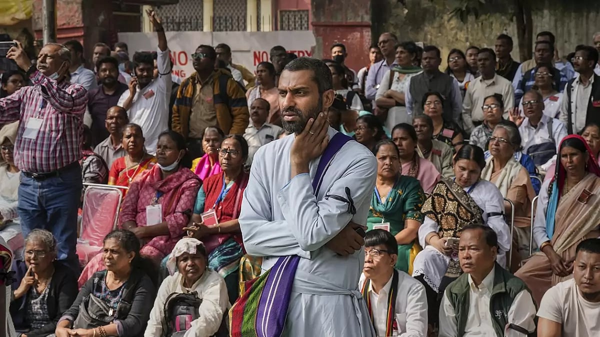 Christians Protest at Jantar Mantar