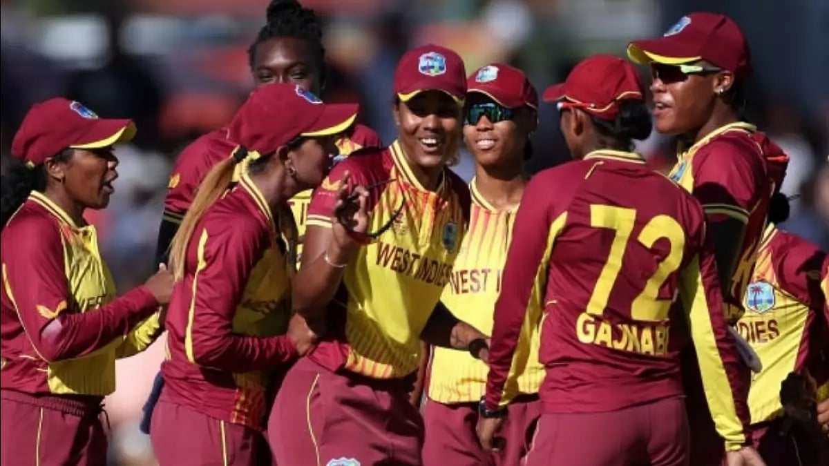 Matthews, centre, took key wickets early and late in the innings to inspire her side to a victory.