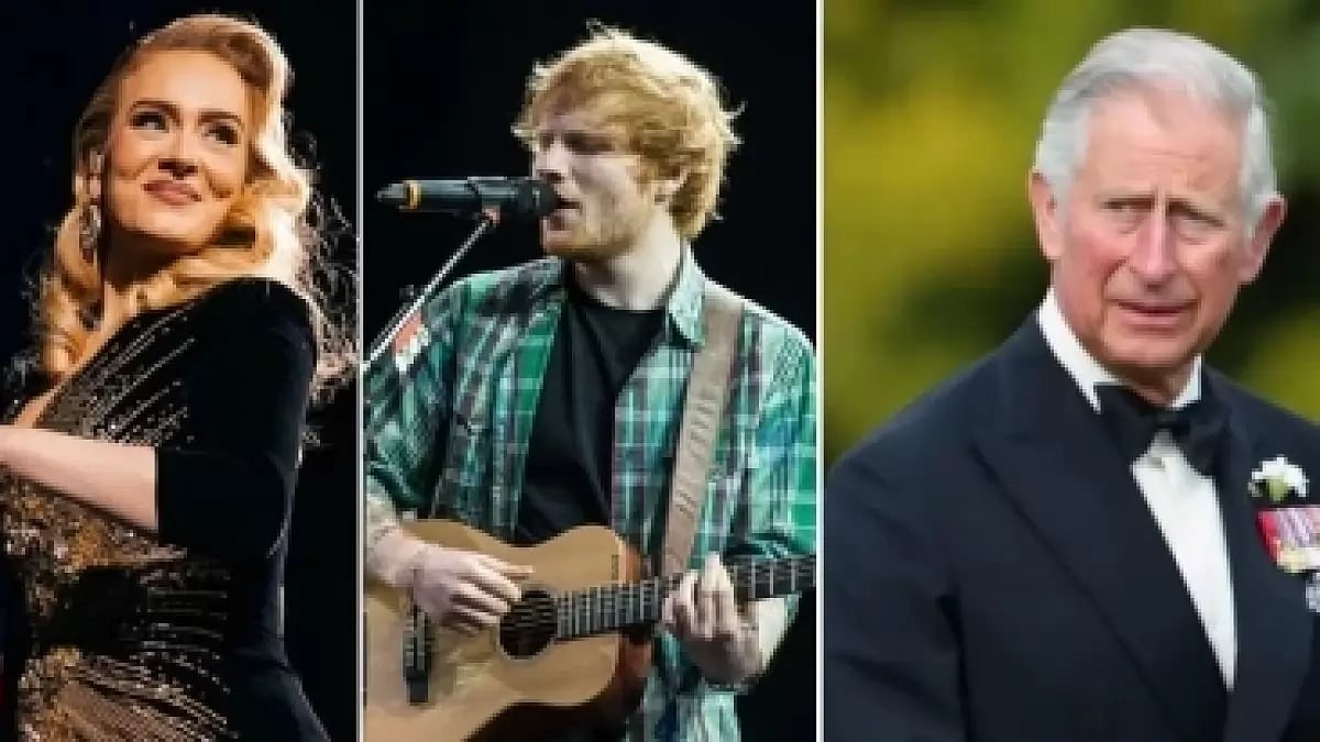 Adele, Ed Sheeran, King Charles